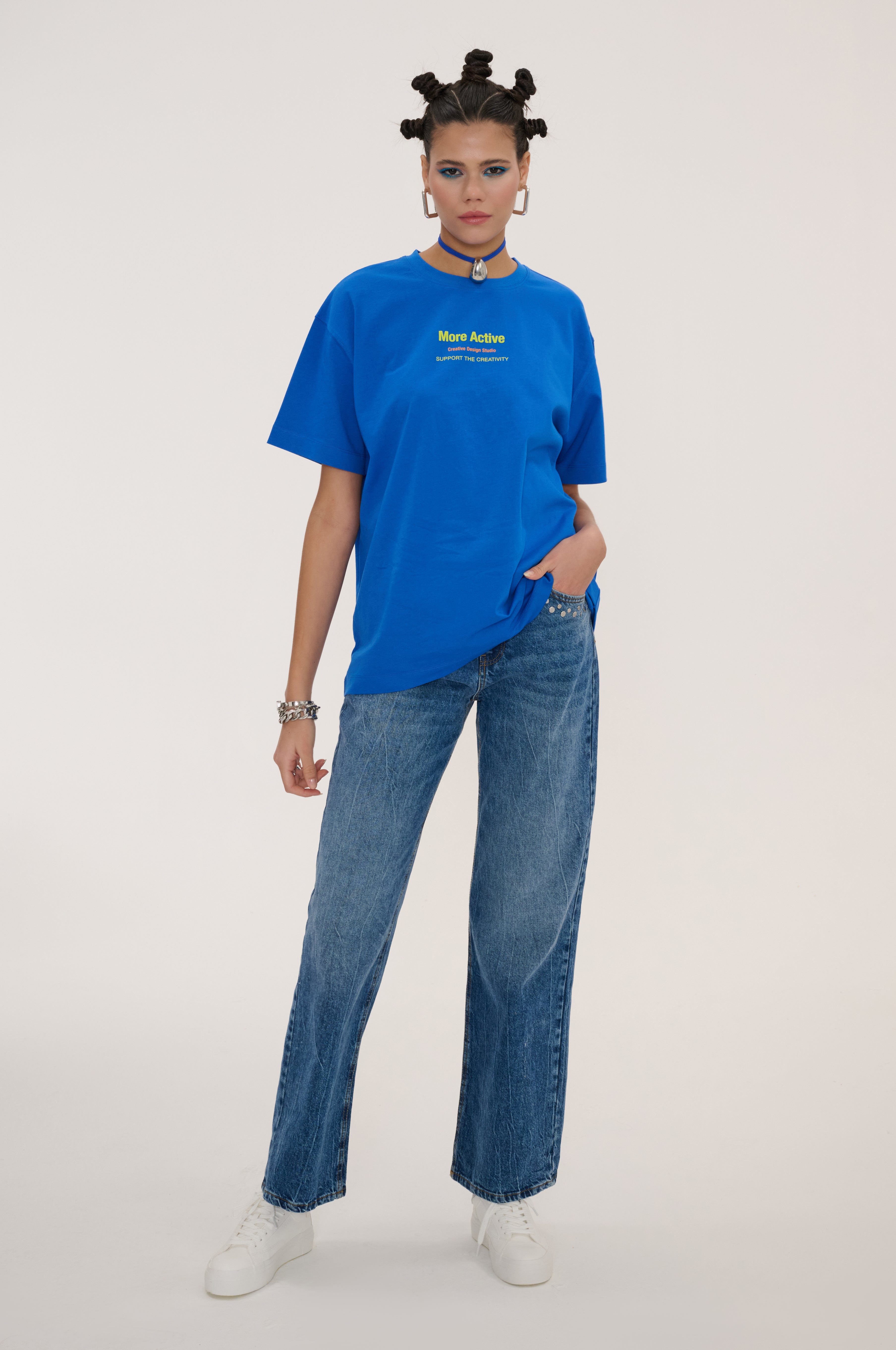 Label Oversize Graphic T-shirt