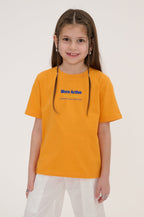 My Label Graphic T-Shirt Apricot Front View 2
