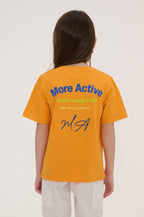 My Label Graphic T-Shirt Apricot Back View