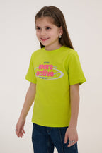 Children’s casual tee made from eco-friendly fabric with parent-child bonding design