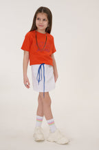 My Bloom Graphic T-Shirt Poppy Red Front View 2