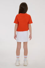 My Bloom Graphic T-Shirt Poppy Red Back View