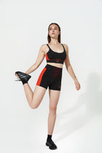 Athena Comfort compression Shorts Poppy Red Front View 2