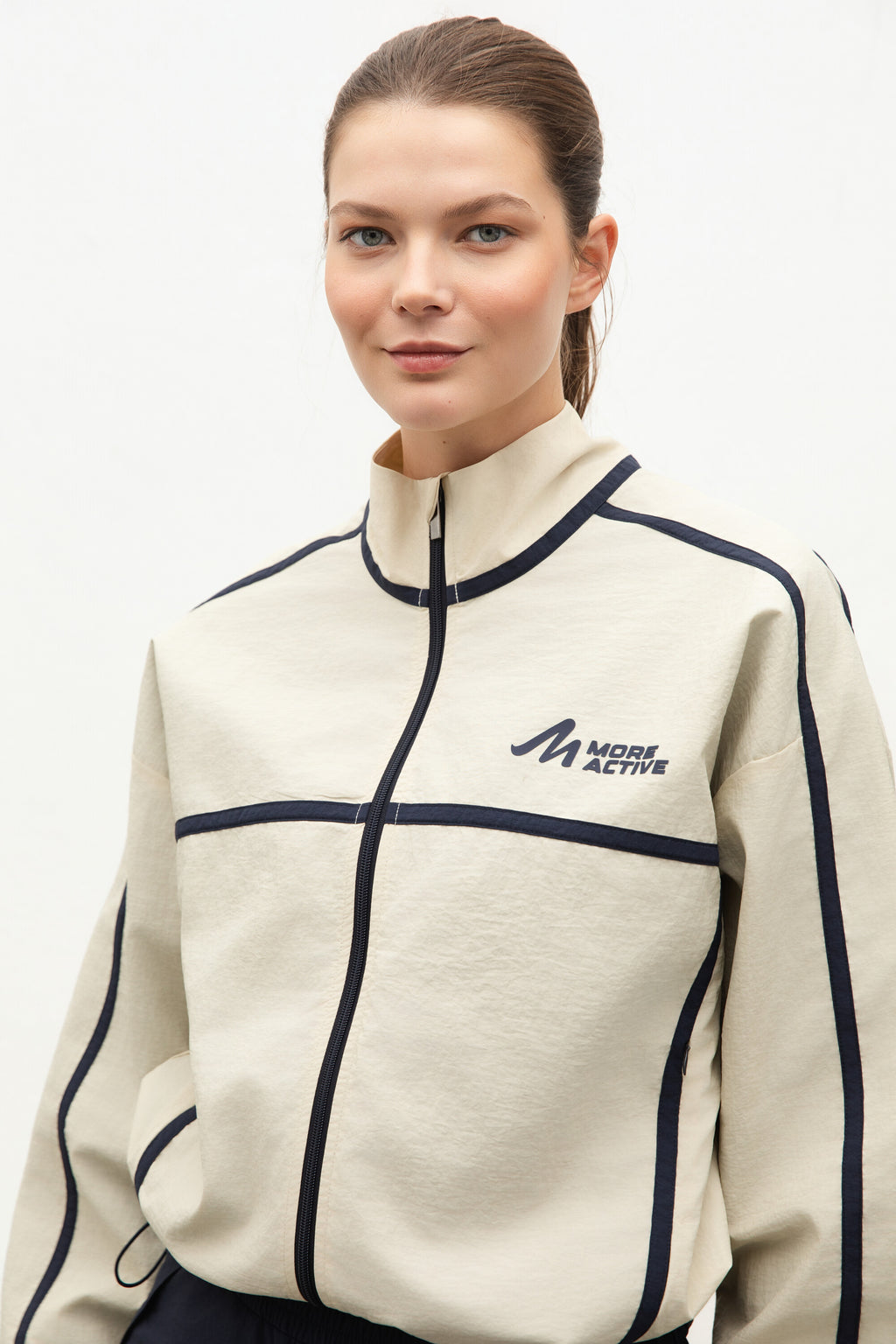 San Diego Woven Jacket with Contrast Lining and Bindings