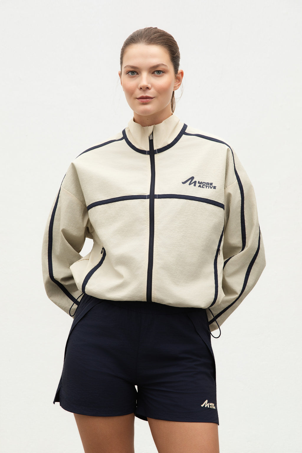 San Diego Woven Jacket with Contrast Lining and Bindings