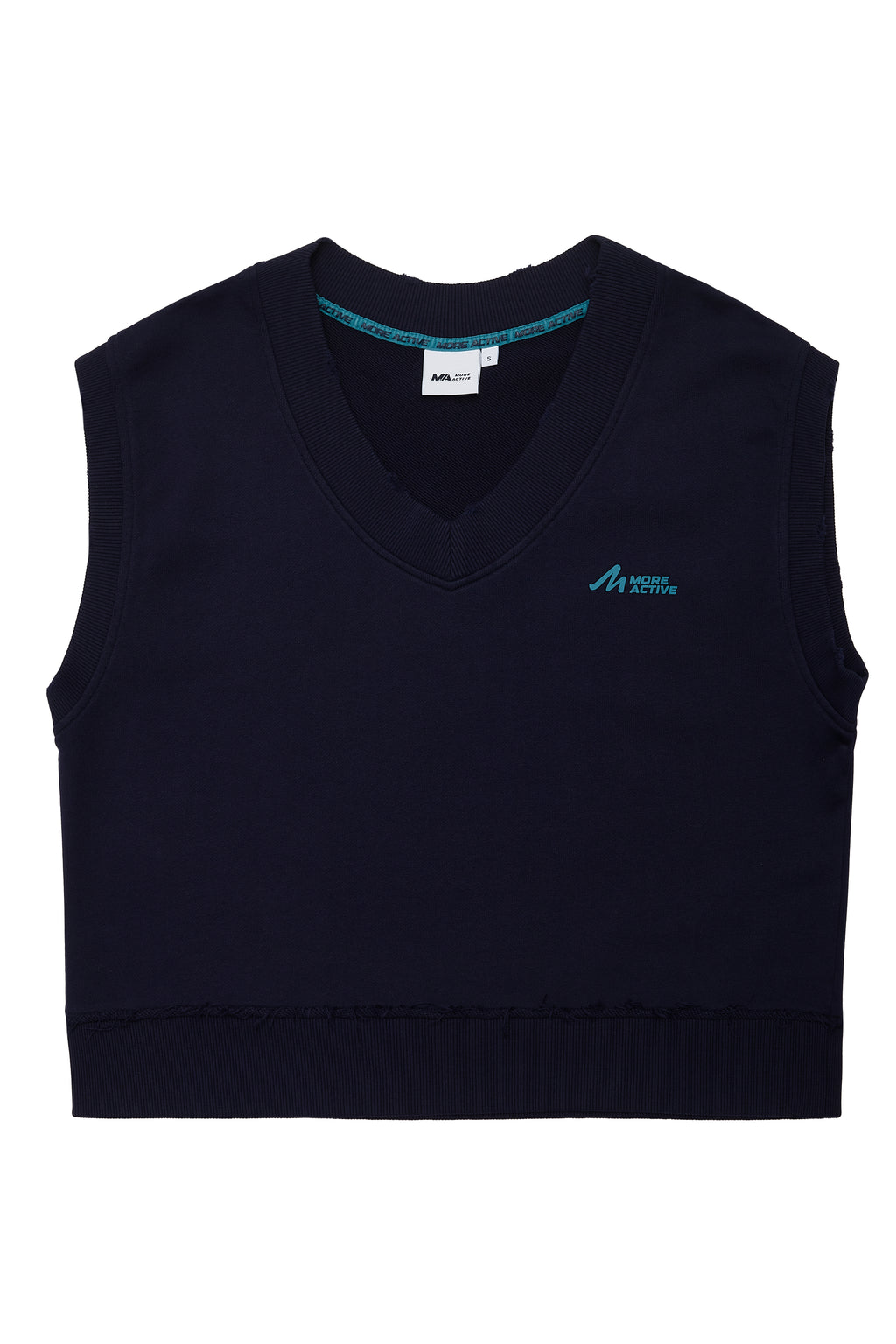 York V Neck Sleeveless Fleece Sweatshirt