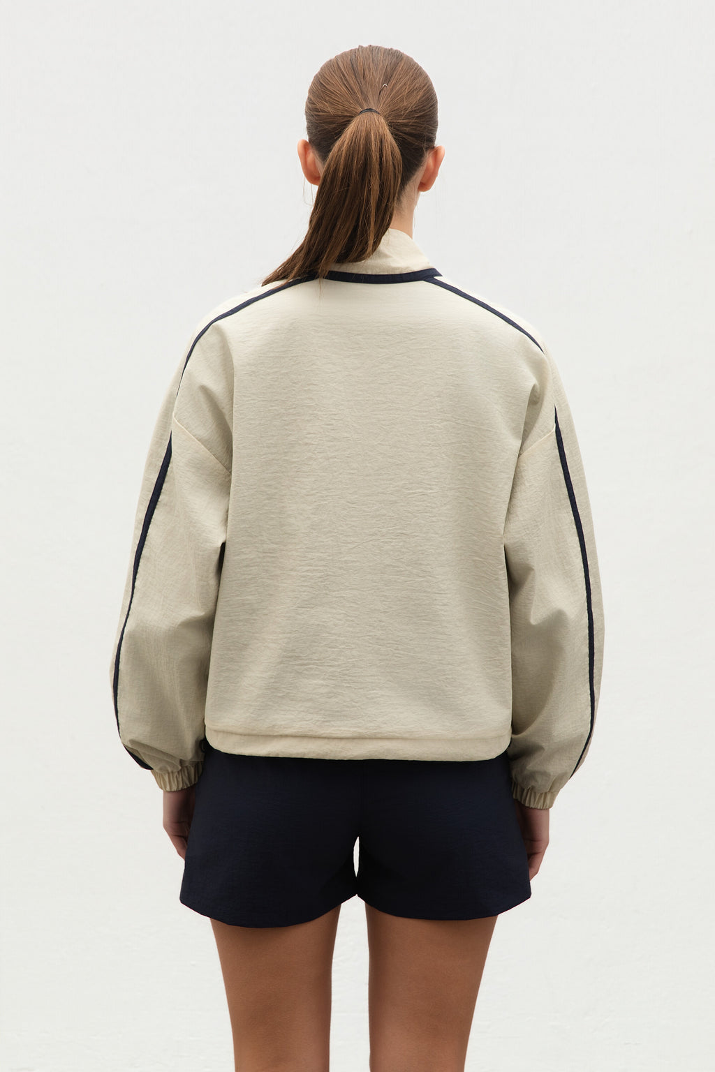 San Diego Woven Jacket with Contrast Lining and Bindings
