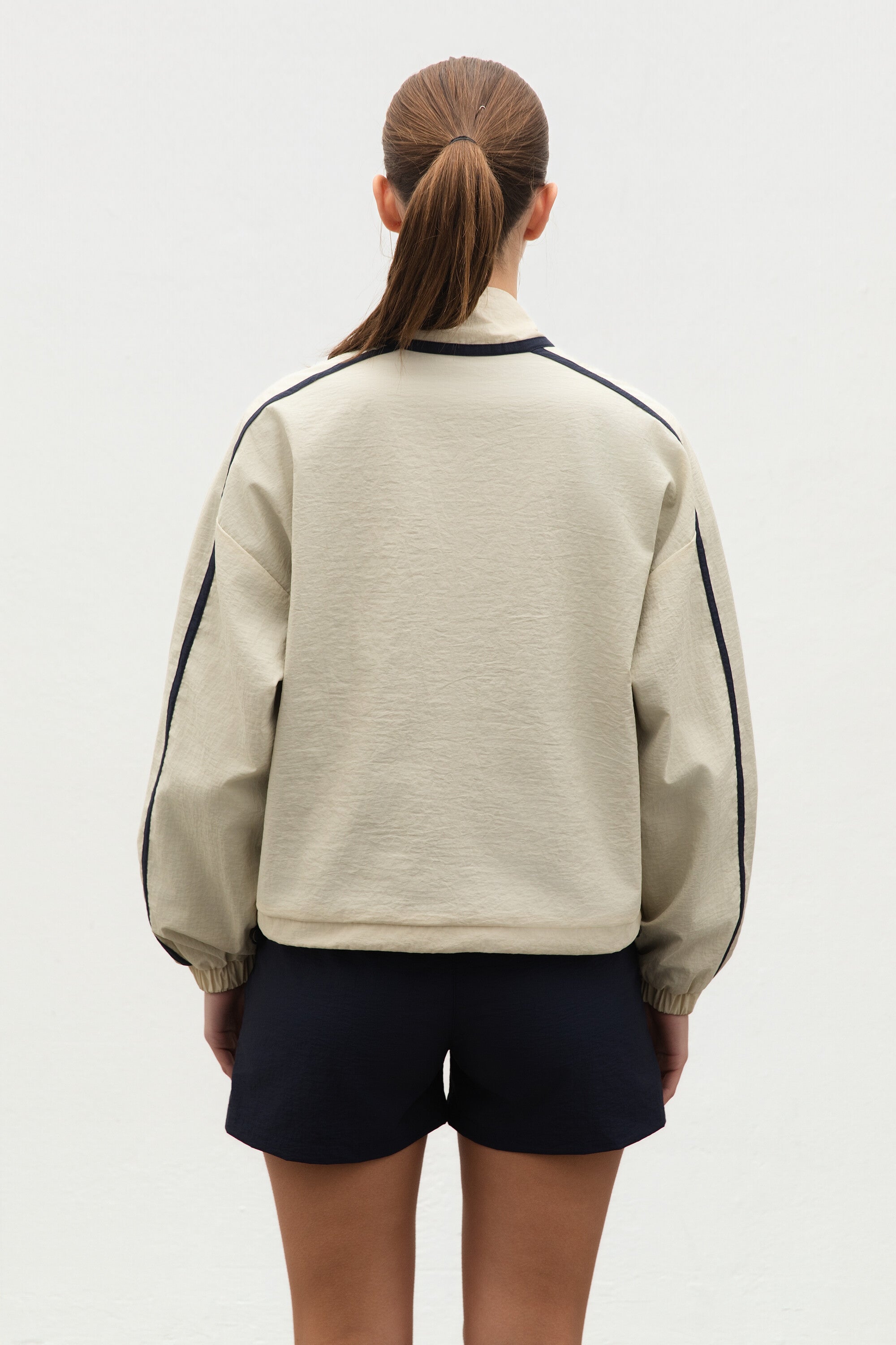 San Diego Woven Jacket with Contrast Lining and Bindings