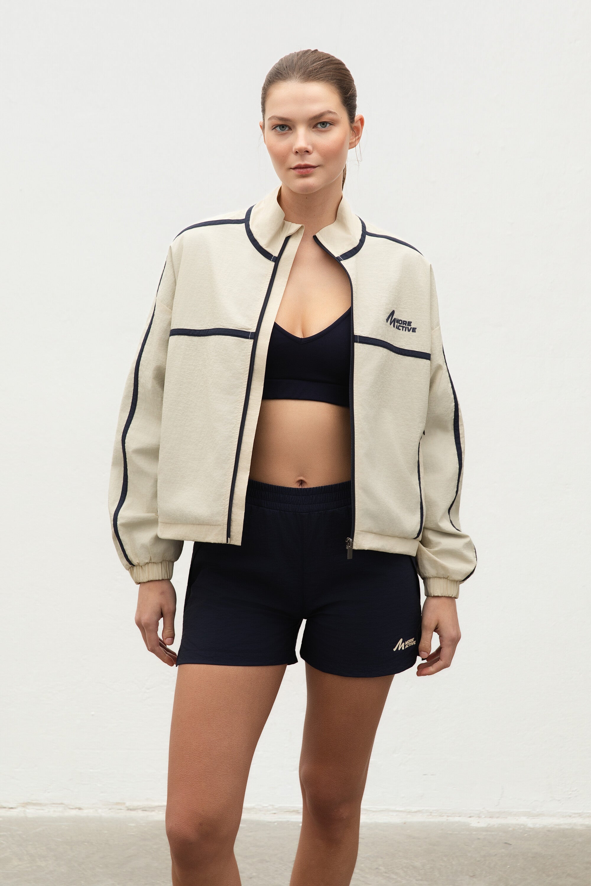 San Diego Woven Jacket with Contrast Lining and Bindings